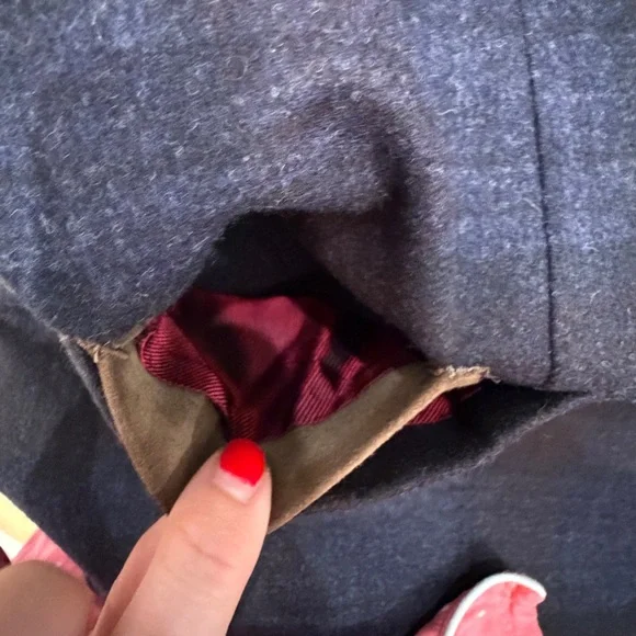 Luciano Barbera Men's Blue Plaid Blazer Made in Italy 46R 100% Wool Soft - Picture 11 of 16